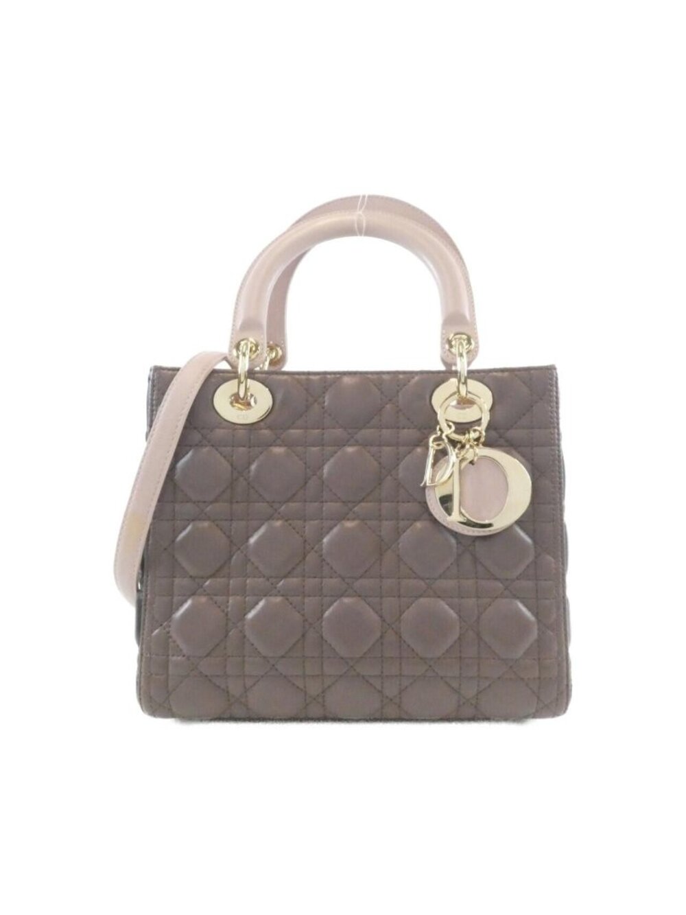 Dior Lady Bag Handbag Gray